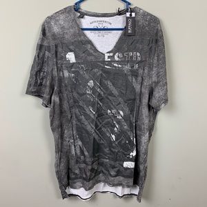 Buffalo David Bitton Men's Graphic-Print V-Neck